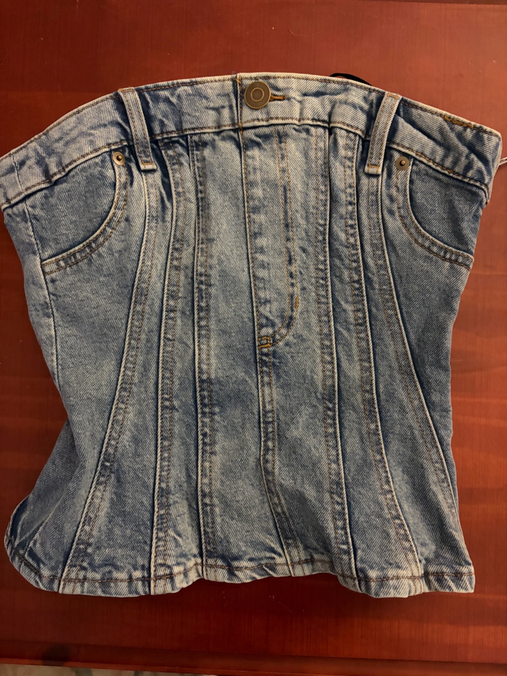 Denim top